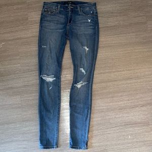 Joe’s Mid-Rise distressed